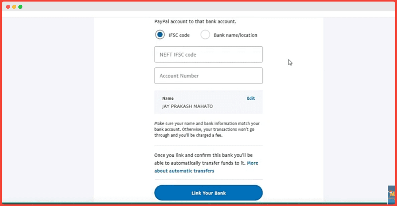 PayPal Account in Hindi