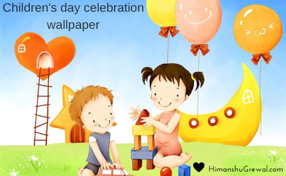 Children's day celebration wallpaper