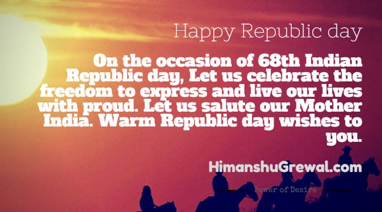 Happy Republic day Quotes in english free download 2017