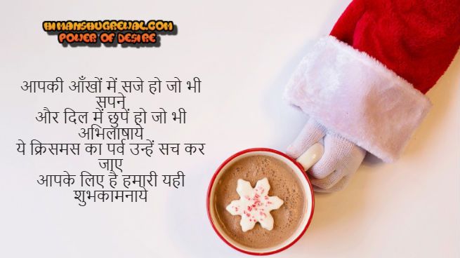 Top 10 Christmas Shayari in Hindi 140 Words
